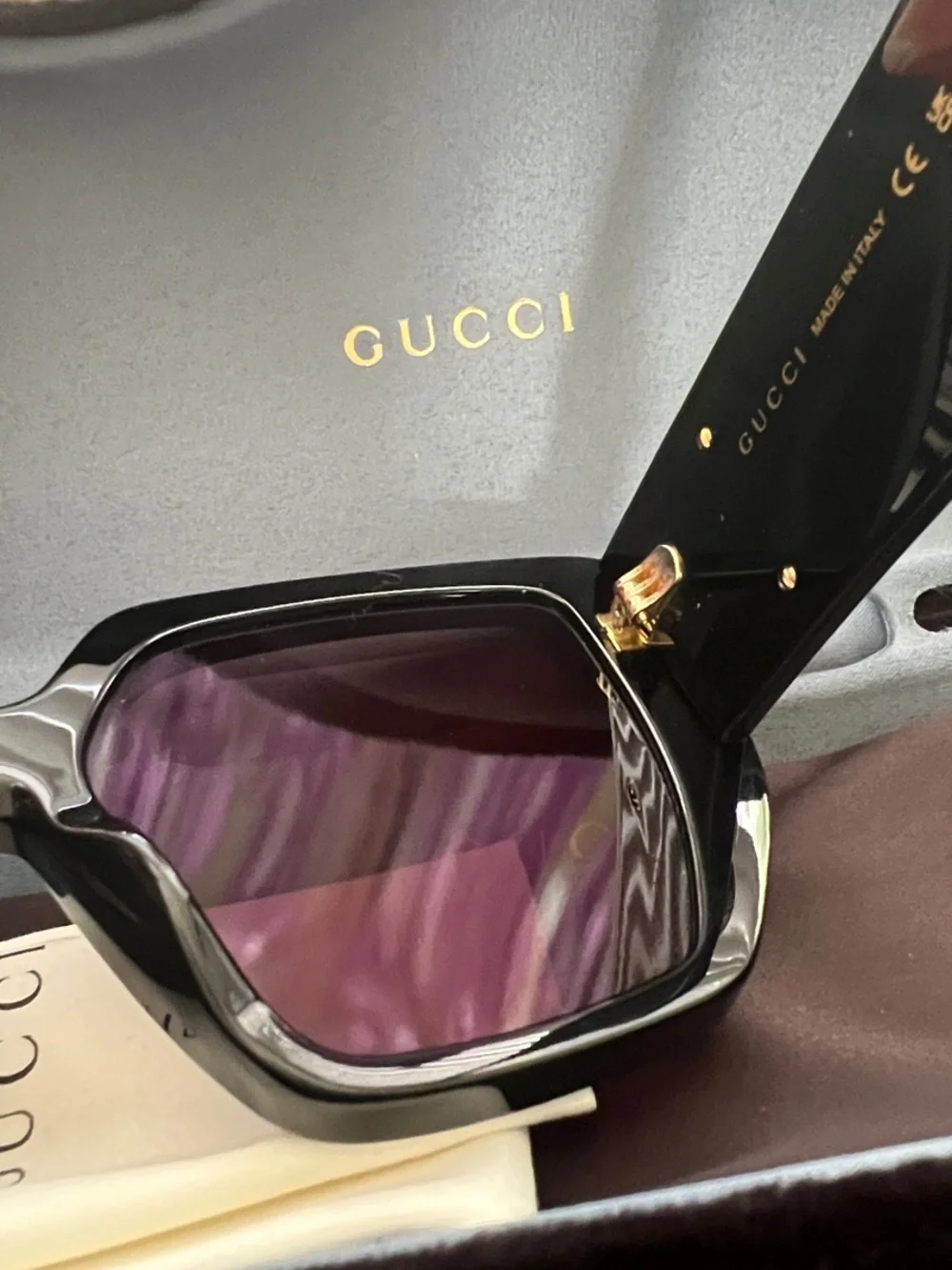 Gucci Black Cooper Sunglasses with Gradient Lenses BRAND NEW/NEVER WORN